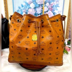 MCM Visetos Bucket Bag